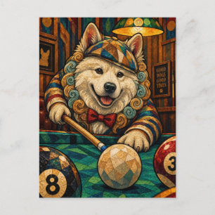 Postal Samoyedo, Mosaico Geométrico