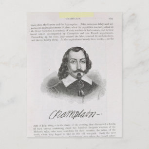 Postal Samuel de Champlain