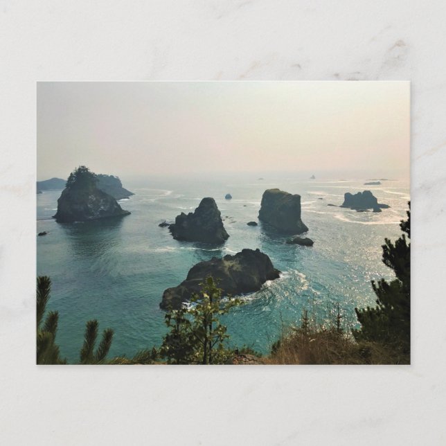 Postal Samuel H. Boardman, Costa de Oregón (Anverso)