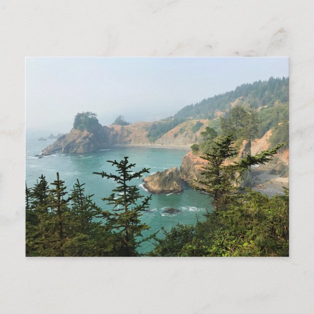 Postal Samuel H. Boardman, Costa de Oregón (Anverso)