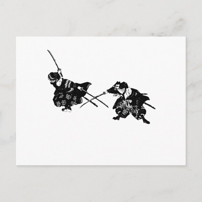 Postal samurai (Anverso)