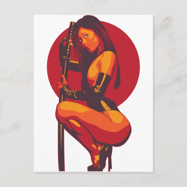 Postal Samurai 11 (Anverso)