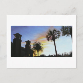 Postal San Agustín al atardecer