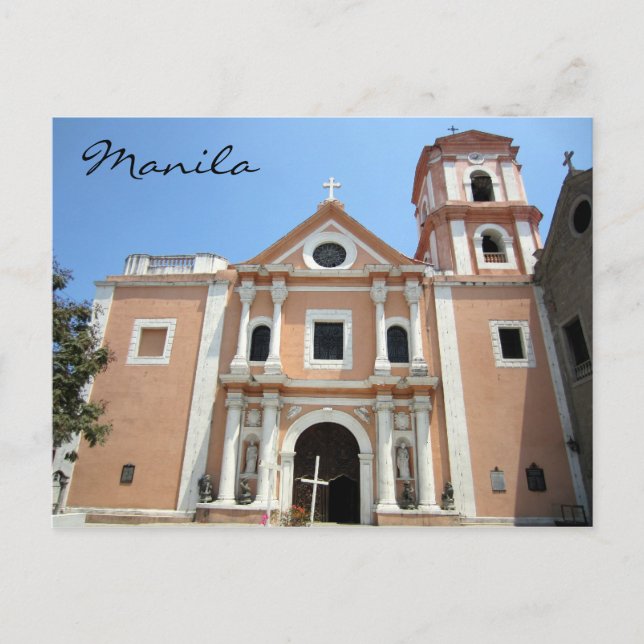 Postal san agustin manila (Anverso)