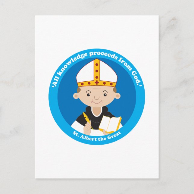 Postal San Alberto el Grande (Anverso)