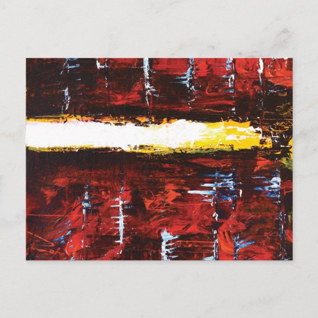 Postal "San Andreas" - Arte abstracto moderno (Anverso)