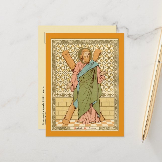 Postal San Andrés el Apóstol (RLS 01) Postcard 2 (Anverso/Reverso In Situ)