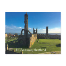 San Andrés, Escocia, ruinas de la catedral al sol