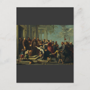 Postal San Antonio de Padua por Willem van Herp