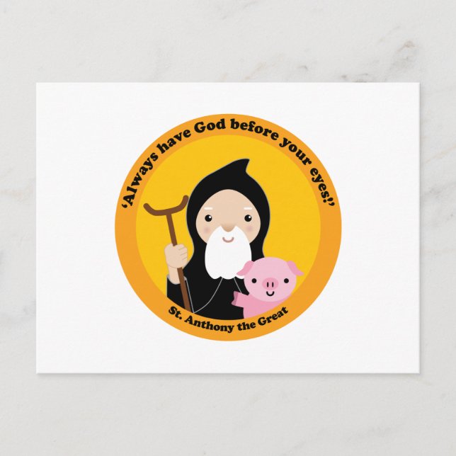 Postal San Antonio el Grande (Anverso)