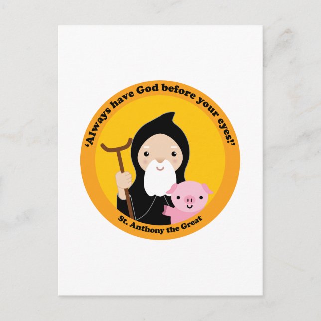 Postal San Antonio el Grande (Anverso)