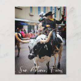 Postal San Antonio Longhorn