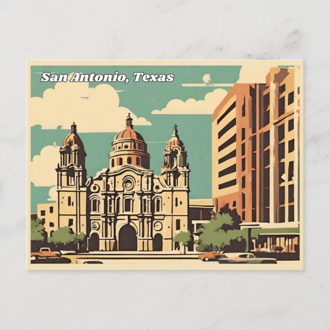 Postal San Antonio, Texas (Anverso)