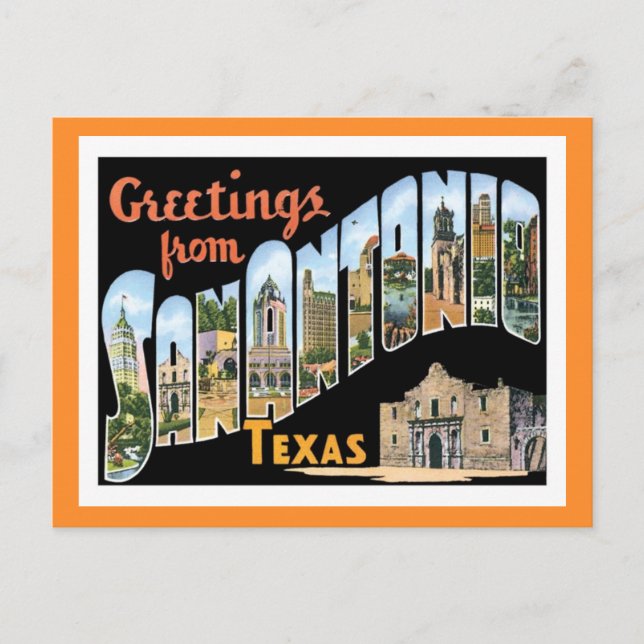 Postal San Antonio Texas (Anverso)