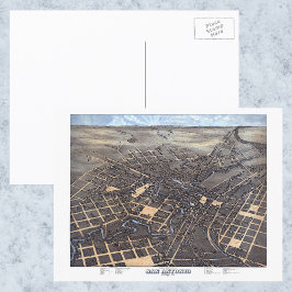 Postal San Antonio, Texas, Mapa de la Ciudad Aérea de Ant