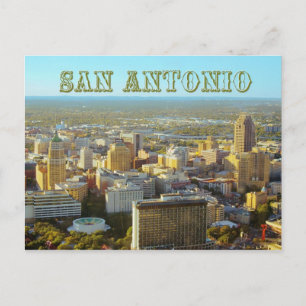 Postal San Antonio, Texas - Vista aérea
