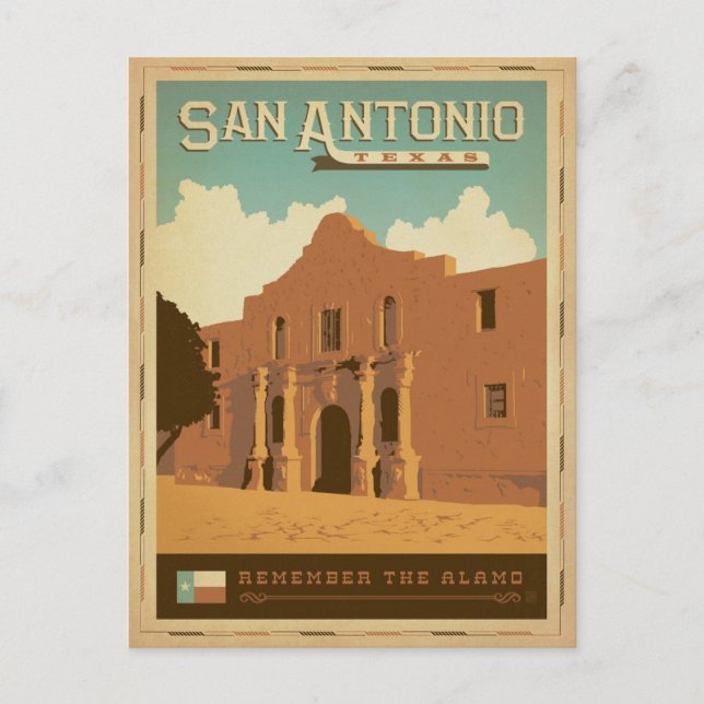 Postal San Antonio, TX (Anverso)