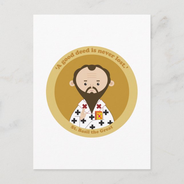 Postal San Basilio el Grande (Anverso)