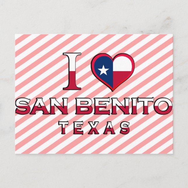 Postal San Benito, Texas (Anverso)