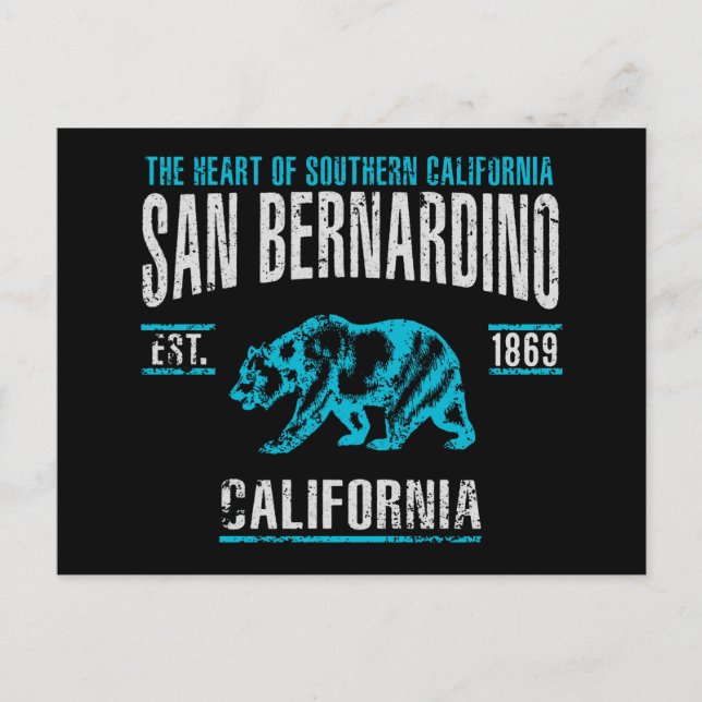 Postal San Bernardino (Anverso)