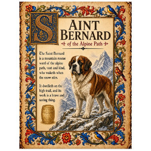 Postal San Bernardo, Arte del Bestiario Medieval