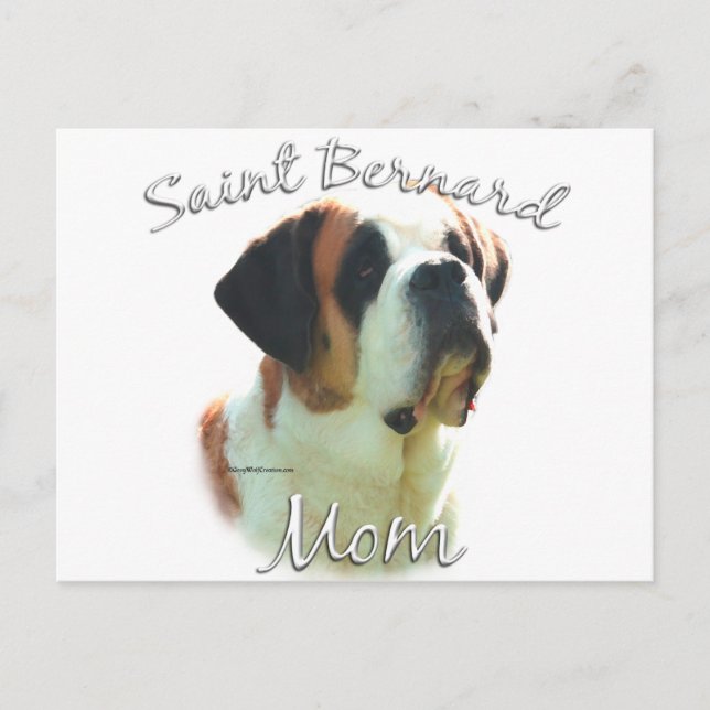 Postal San Bernardo (liso) Mamá 2 (Anverso)