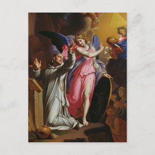 Postal San Bruno en la oración, 1671