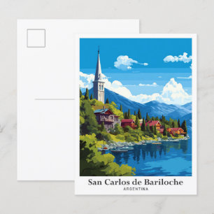 Postal San Carlos de Bariloche Argentina Viajes de Arte