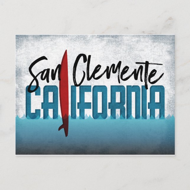 Postal San Clemente Postcard (Anverso)