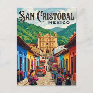 Postal San Cristóbal de las Casas México