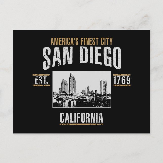 Postal San Diego (Anverso)