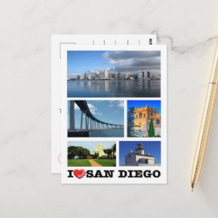 Postal San Diego - Amo - Estados Unidos -