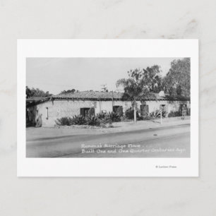 Postal San Diego, CA Ramona's Marriage Place Photograph
