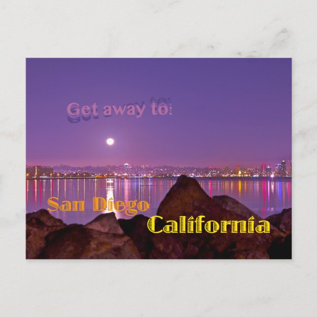 Postal San Diego, California (Anverso)