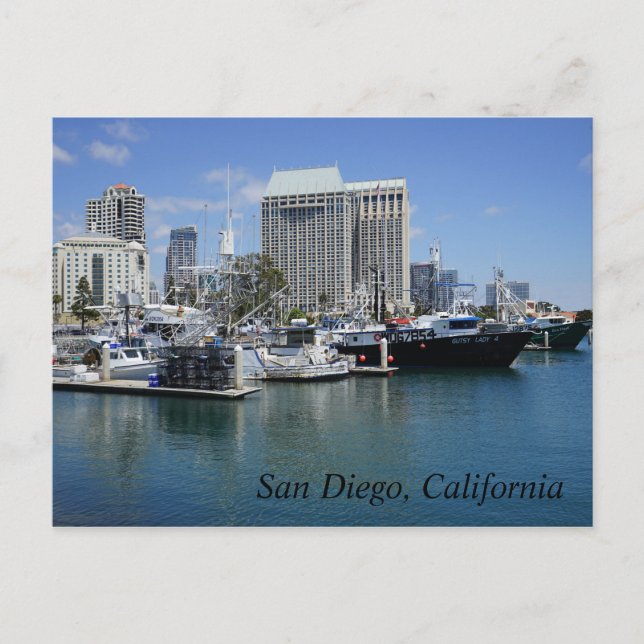 Postal San Diego, California (Anverso)