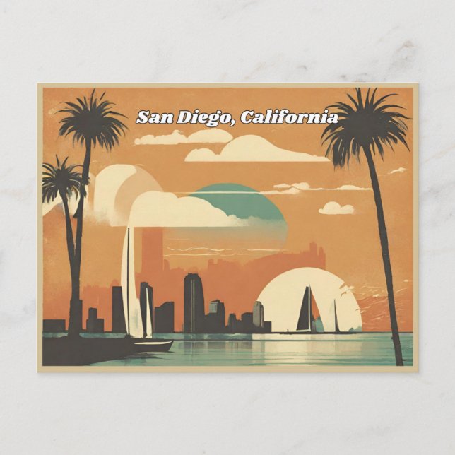 Postal San Diego, California (Anverso)