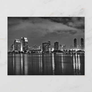 Postal San Diego California de noche