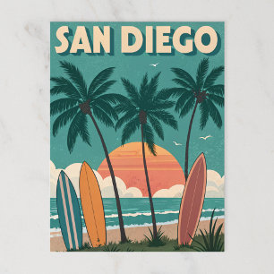 Postal San Diego: Interminables vídeos de surf de verano