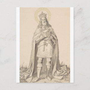Postal San Enrique II el Santo Emperador Romano