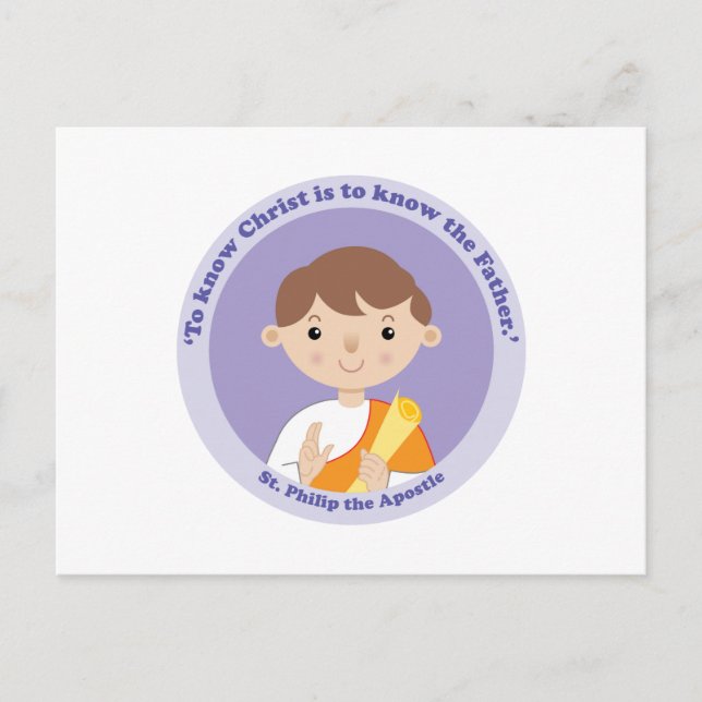 Postal San Felipe el Apóstol (Anverso)