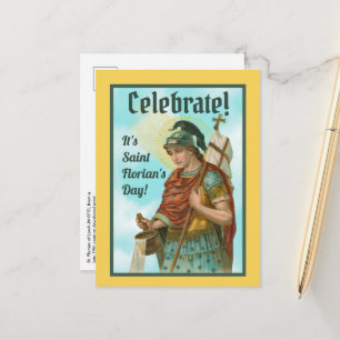 Postal San Floriano con balde (Cielos despejados; M 019)