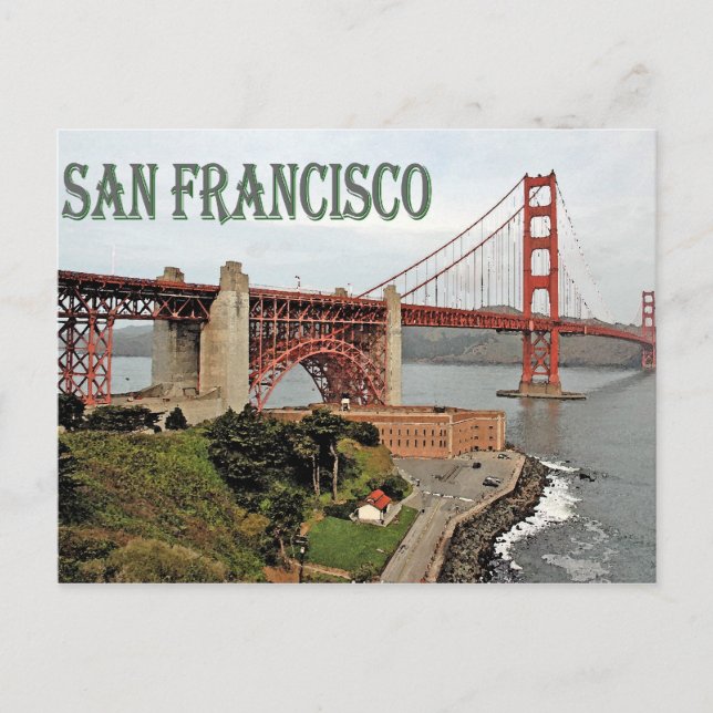 Postal San Francisco (Anverso)