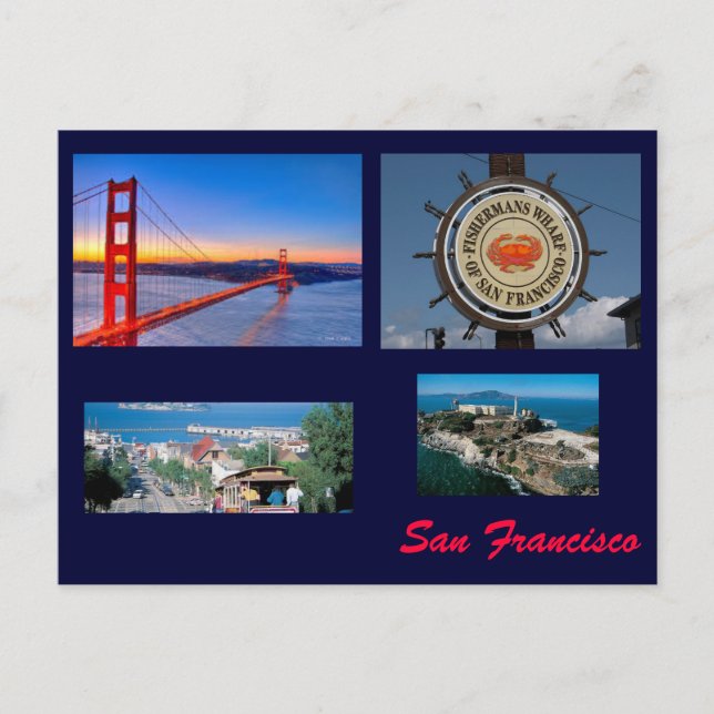Postal San Francisco (Anverso)