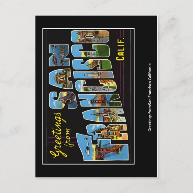 Postal San Francisco (Anverso)