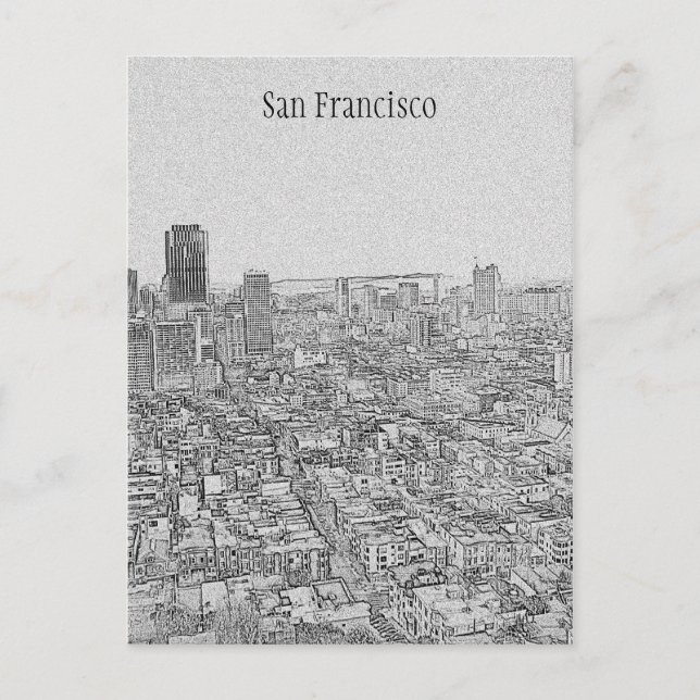 Postal ¡San Francisco! (Anverso)