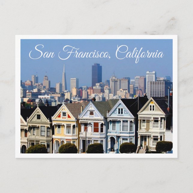 Postal San Francisco CA Skyline Postcard - Estados Unidos (Anverso)