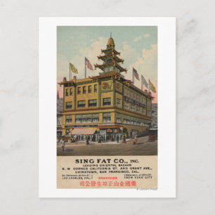 Postal San Francisco, CAChinatown AdSing Fat Co.
