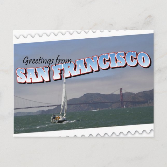 Postal San Francisco, California (Anverso)