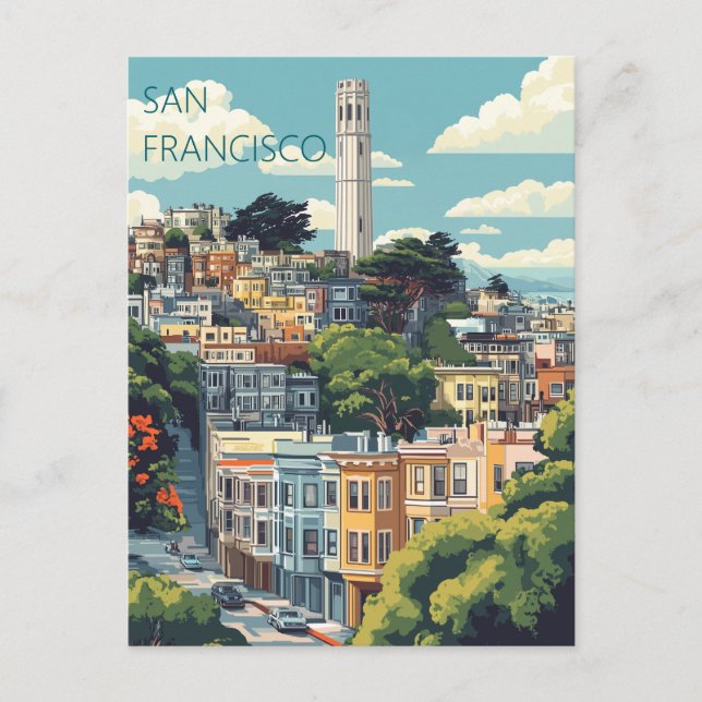 Postal San Francisco California (Anverso)