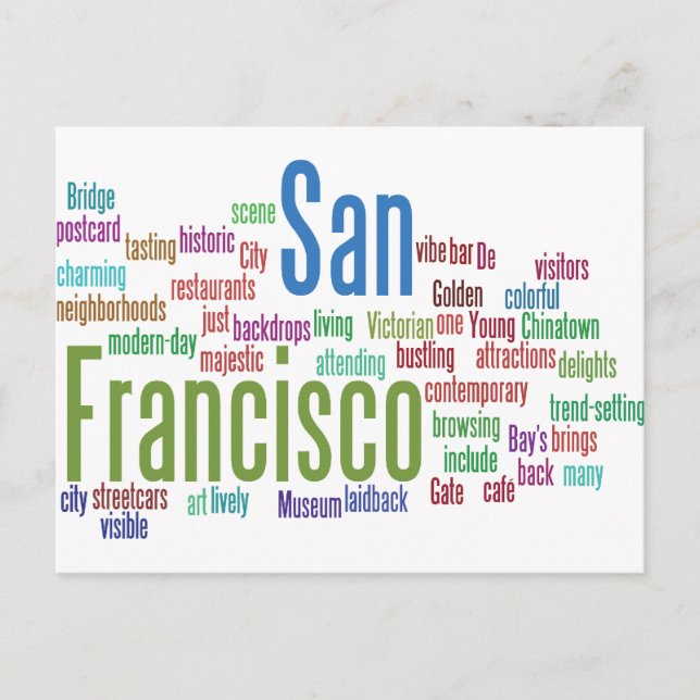 Postal San Francisco California (Anverso)